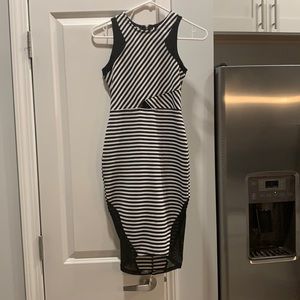 Black & White Stripped Dress